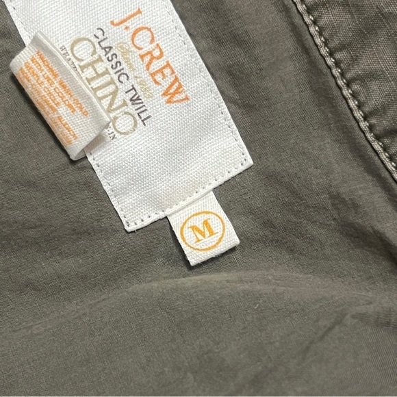 J Crew Women's Cotton Classic Twill Chino Utility Military Jacket Brown Size M - Picture 8 of 13